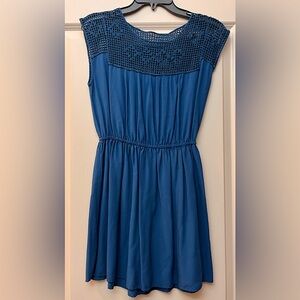 Forever 21 blue dress size small.  Great condition!